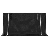 Firewood Rack with Rain Cover 200.5x80.5x110.5 cm Galvanised Steel - Top-Down View