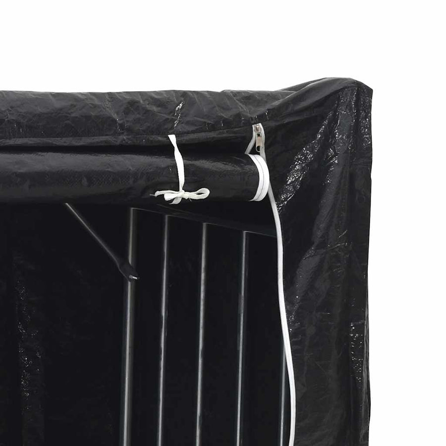 Firewood Rack with Rain Cover 200.5x80.5x110.5 cm