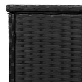 Outdoor Cushion Box Black 100x55x55.5 cm Poly Rattan - Extra Image