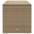 Outdoor Cushion Box Beige 100x55x55.5 cm Poly Rattan