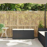 Garden Bench with Cushion Black 110x40x44 cm Poly Rattan