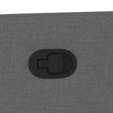 Massage Recliner Chair Dark Grey Fabric - Extra Image