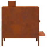 Camping Stove 35x50x60 cm Corten Steel - Close-Up Angle