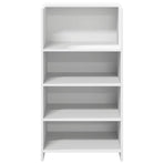 Reception Desk White 55x50x103.5 cm Engineered Wood