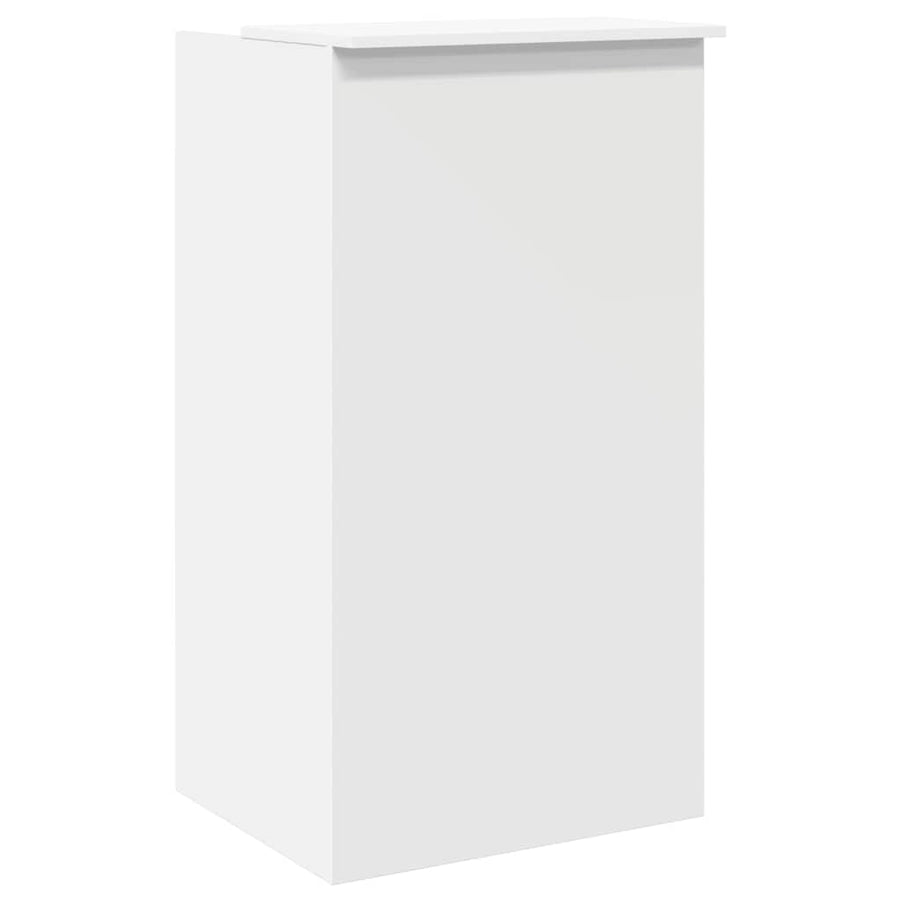 Reception Desk White 55x50x103.5 cm Engineered Wood