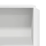 Reception Desk White 55x50x103.5 cm Engineered Wood