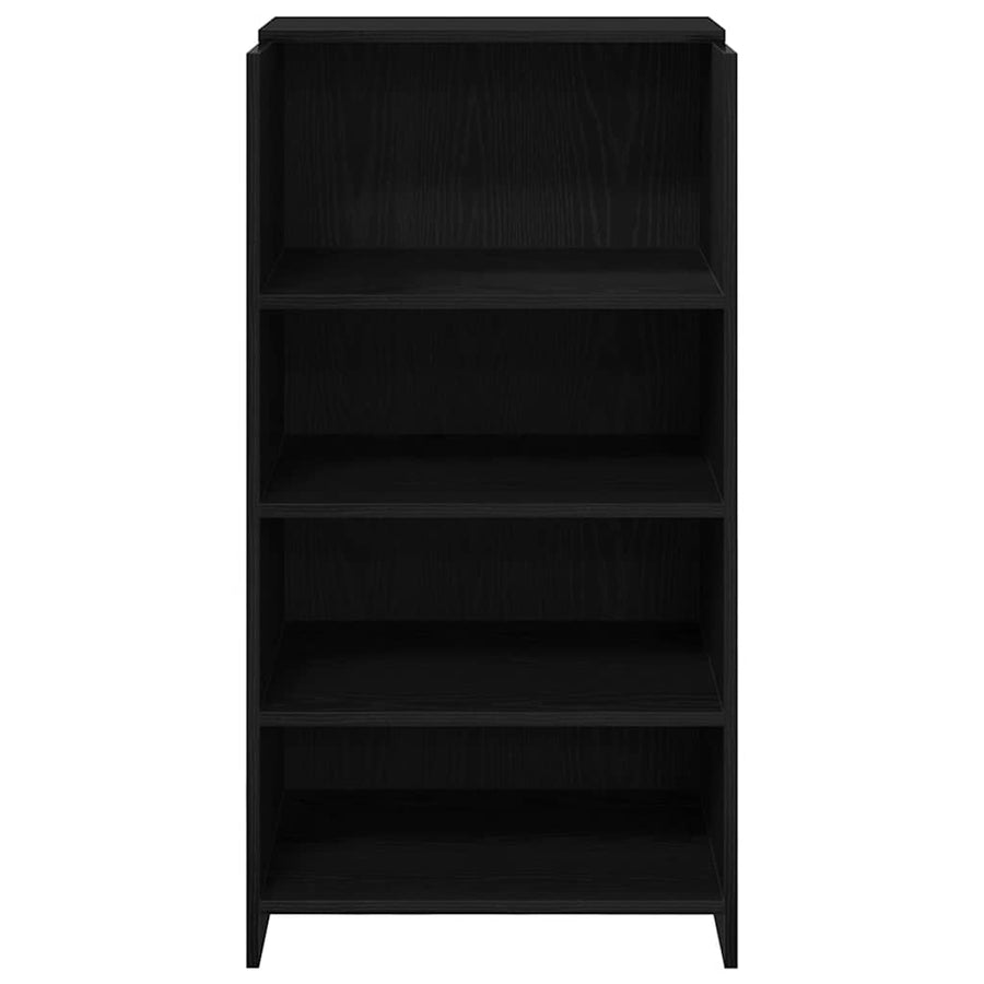Reception Desk Black 55x50x103.5 cm Engineered Wood