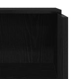 Reception Desk Black 55x50x103.5 cm Engineered Wood - Low Angle