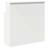 Reception Desk White 100x50x103.5 cm Engineered Wood