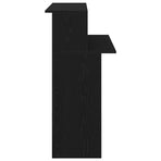 Reception Desk Black 100x50x103.5 cm Engineered Wood