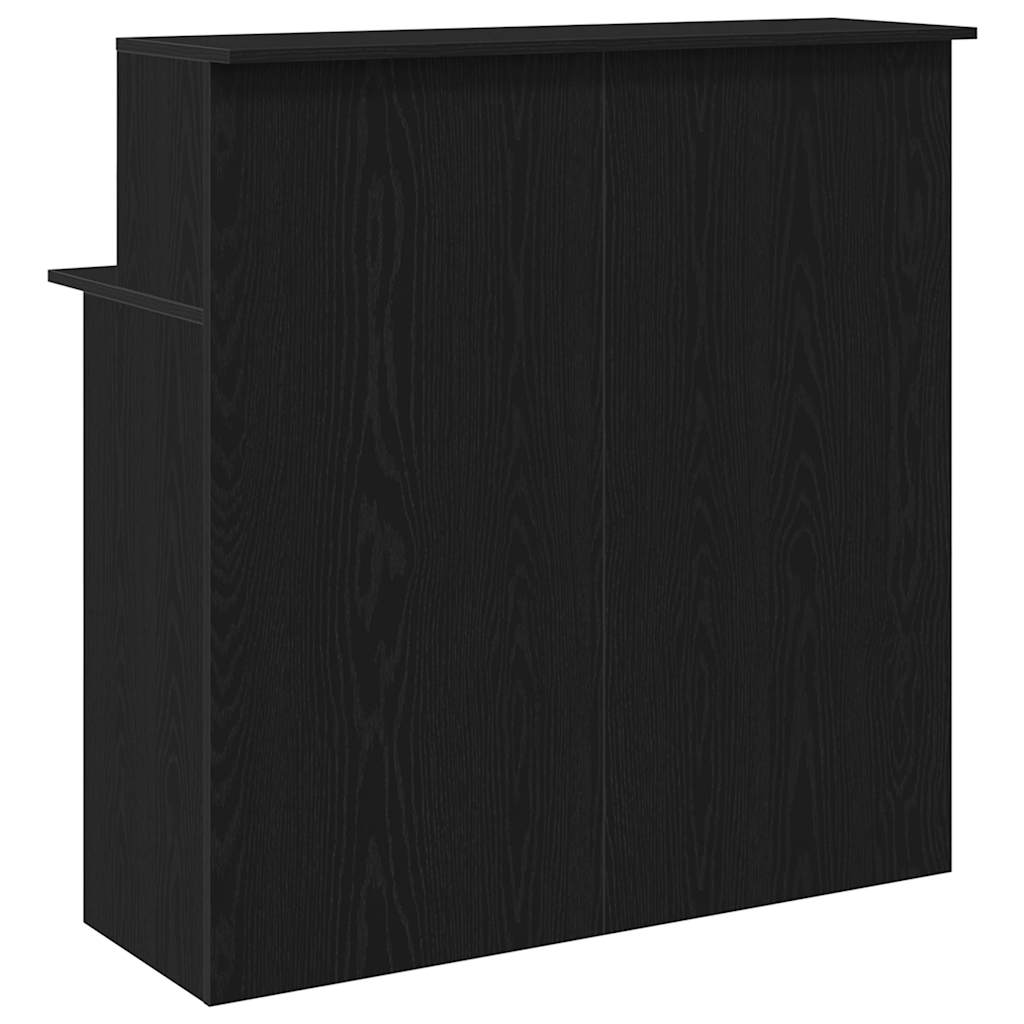 Reception Desk Black 100x50x103.5 cm Engineered Wood