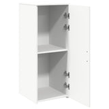 Storage Cabinet White 40x45x103.5 cm Engineered Wood - Top-Down View