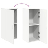Storage Cabinet White 40x45x103.5 cm Engineered Wood