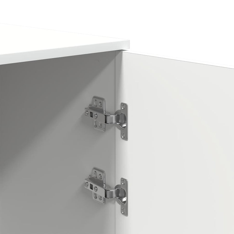 Storage Cabinet White 40x45x103.5 cm Engineered Wood