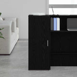 Storage Cabinet Black 40x45x103.5 cm Engineered Wood - Side View