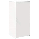 Storage Cabinet White 50x45x103.5 cm Engineered Wood - Front View