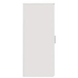Storage Cabinet White 50x45x103.5 cm Engineered Wood - Rear View