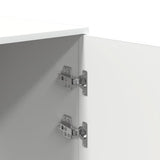 Storage Cabinet White 50x45x103.5 cm Engineered Wood