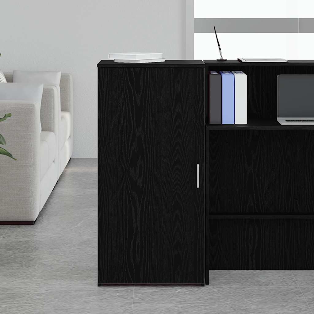 Storage Cabinet Black 50x45x103.5 cm Engineered Wood