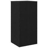 Storage Cabinet Black 50x45x103.5 cm Engineered Wood - Rear View