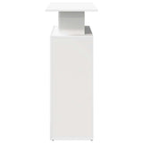 Reception Desk White 100x40x104 cm Engineered Wood