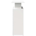 Reception Desk White 100x40x104 cm Engineered Wood