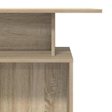 Reception Desk Sonoma Oak 100x40x104 cm Engineered Wood - Low Angle