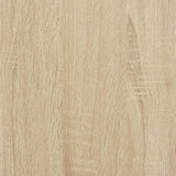 Reception Desk Sonoma Oak 100x40x104 cm Engineered Wood - Extra Image