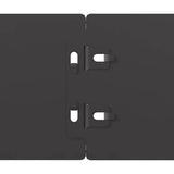 Lawn Edgings 10 pcs Black 10x103 cm Cold-rolled Steel