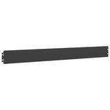 Lawn Edgings 50 pcs Black 10x103 cm Cold-rolled Steel - Top-Down View