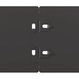 Lawn Edgings 50 pcs Black 10x103 cm Cold-rolled Steel - Close-Up Angle