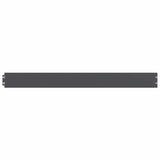 Lawn Edgings 50 pcs Anthracite 10x103 cm Cold-rolled Steel - Side View