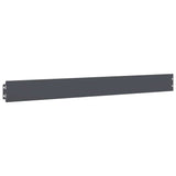 Lawn Edgings 50 pcs Anthracite 10x103 cm Cold-rolled Steel - Top-Down View