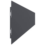 Lawn Edgings 50 pcs Anthracite 10x103 cm Cold-rolled Steel