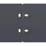 Lawn Edgings 50 pcs Anthracite 10x103 cm Cold-rolled Steel - Close-Up Angle