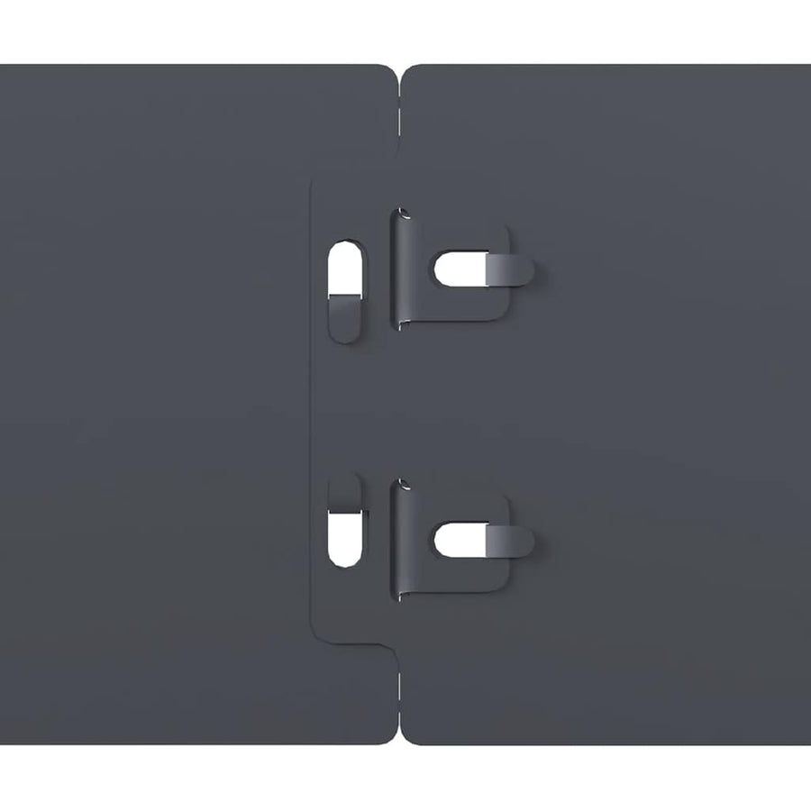 Lawn Edgings 50 pcs Anthracite 10x103 cm Cold-rolled Steel