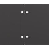 Lawn Edgings 10 pcs Black 15x103 cm Cold-rolled Steel