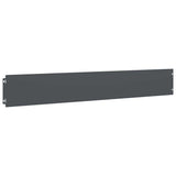 Lawn Edgings 10 pcs Anthracite 15x103 cm Cold-rolled Steel - Top-Down View