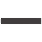 Lawn Edgings 50 pcs Black 15x103 cm Cold-rolled Steel - Side View