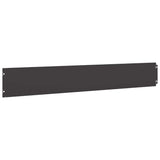Lawn Edgings 50 pcs Black 15x103 cm Cold-rolled Steel