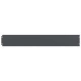 Lawn Edgings 50 pcs Anthracite 15x103 cm Cold-rolled Steel - Side View