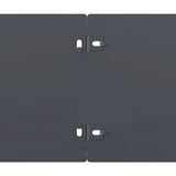 Lawn Edgings 50 pcs Anthracite 15x103 cm Cold-rolled Steel - Close-Up Angle