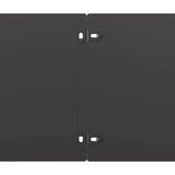 Lawn Edgings 10 pcs Black 20x103 cm Cold-rolled Steel - Close-Up Angle