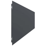 Lawn Edgings 10 pcs Anthracite 20x103 cm Cold-rolled Steel - Rear View