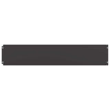 Lawn Edgings 30 pcs Black 20x103 cm Cold-rolled Steel - Side View