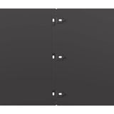 Lawn Edgings 10 pcs Black 25x103 cm Cold-rolled Steel - Close-Up Angle