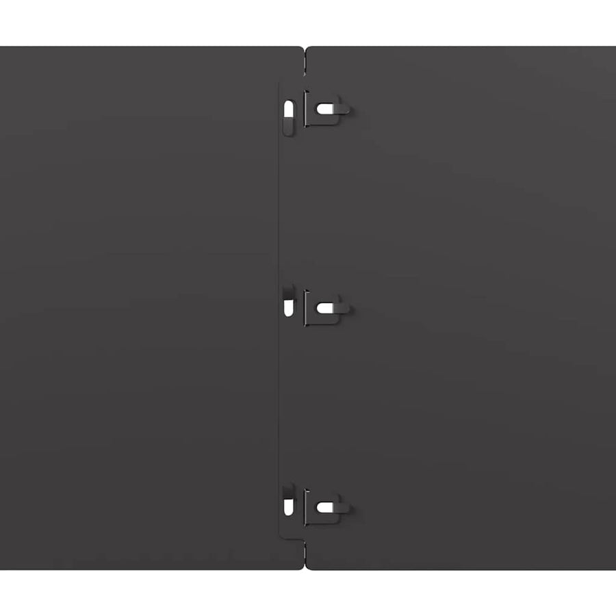 Lawn Edgings 10 pcs Black 25x103 cm Cold-rolled Steel