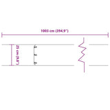Lawn Edgings 10 pcs Anthracite 25x103 cm Cold-rolled Steel