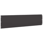 Lawn Edgings 20 pcs Black 25x103 cm Cold-rolled Steel