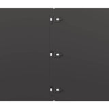 Lawn Edgings 20 pcs Black 25x103 cm Cold-rolled Steel